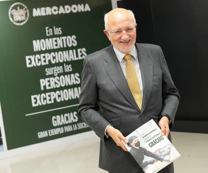 El presidente de Mercadona, Juan Roig. - Cedida