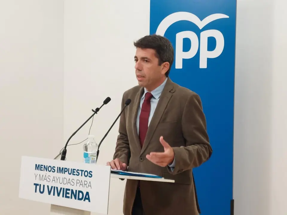 El presidente del PPCV, Carlos Maz&oacute;n. - Europa Press