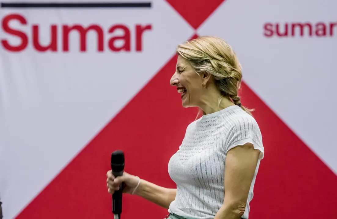 Yolanda D&iacute;az y Sumar en Sevilla. - Efe