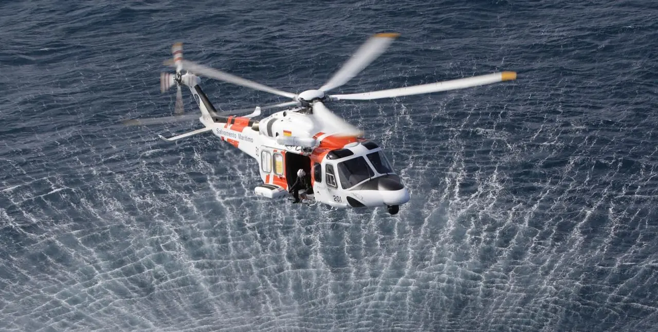 Helic&oacute;ptero Helimer 201 de Salvamento Mar&iacute;timo. - SALVAMENTO MAR&Iacute;TIMO