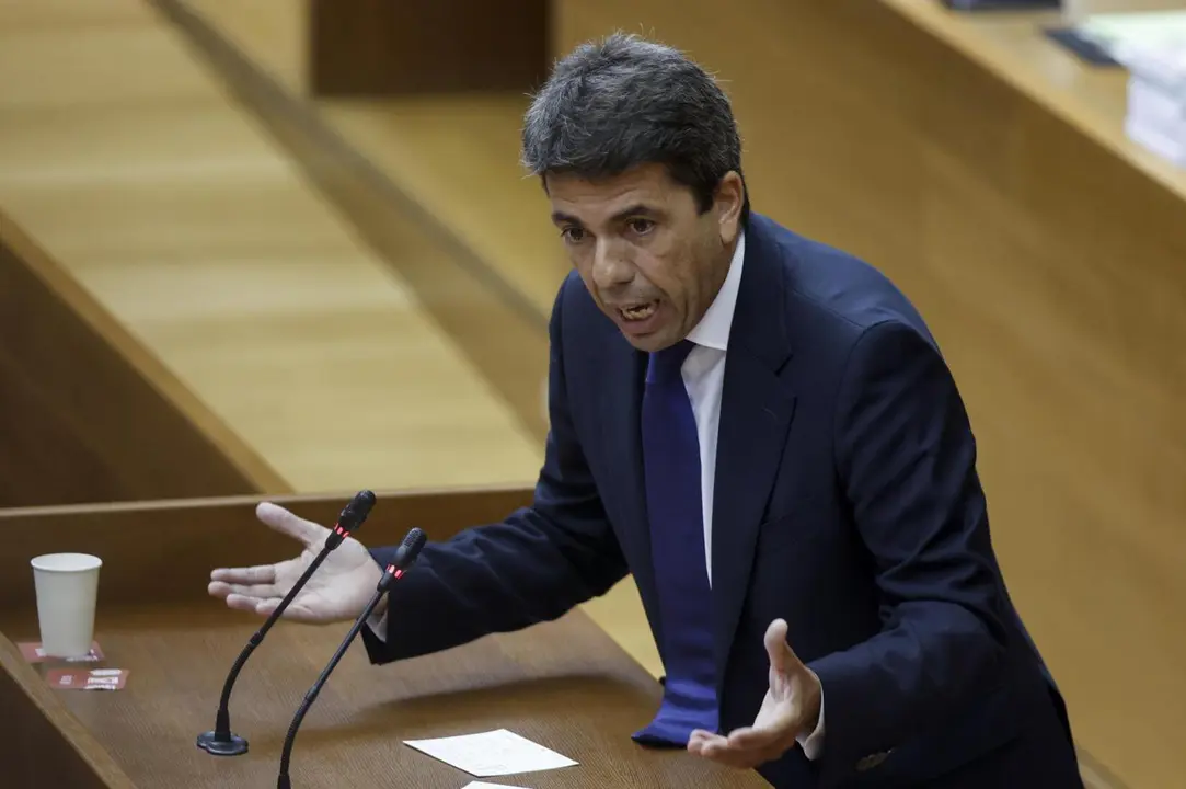 Carlos Maz&oacute;n, president de la Generalitat Valenciana - Biel Ali&ntilde;o - EFE