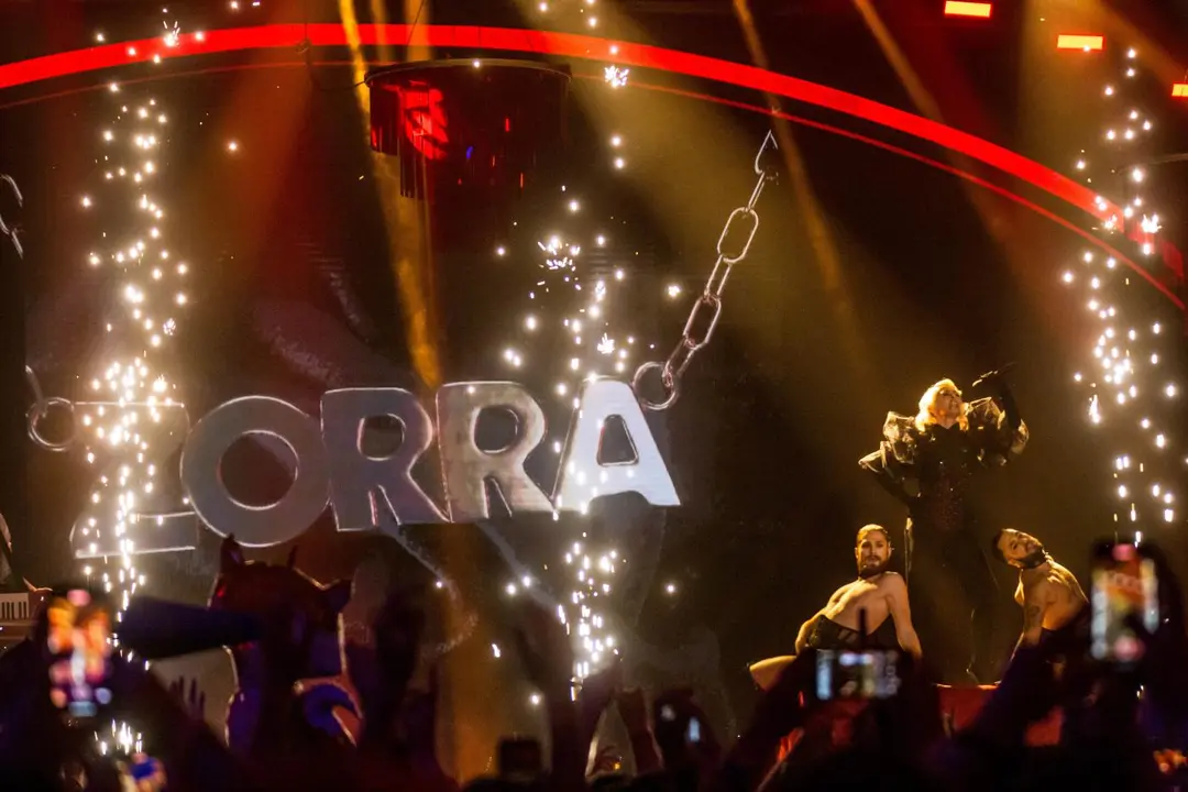 Nebulossa act&uacute;a durante la gala final del Benidorm Fest. - EUROPA PRESS