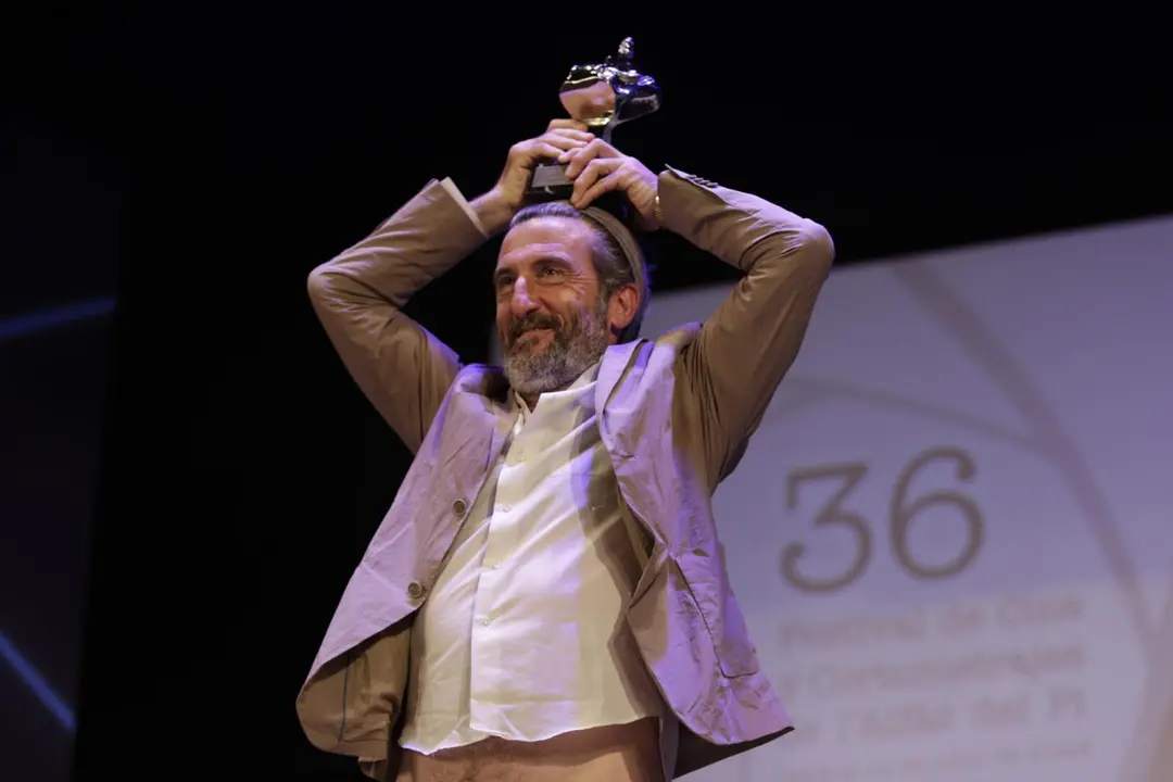 Luis Zahera en el Festival de l'Alf&agrave;s. - EFE/J.P. Mart&iacute;nez