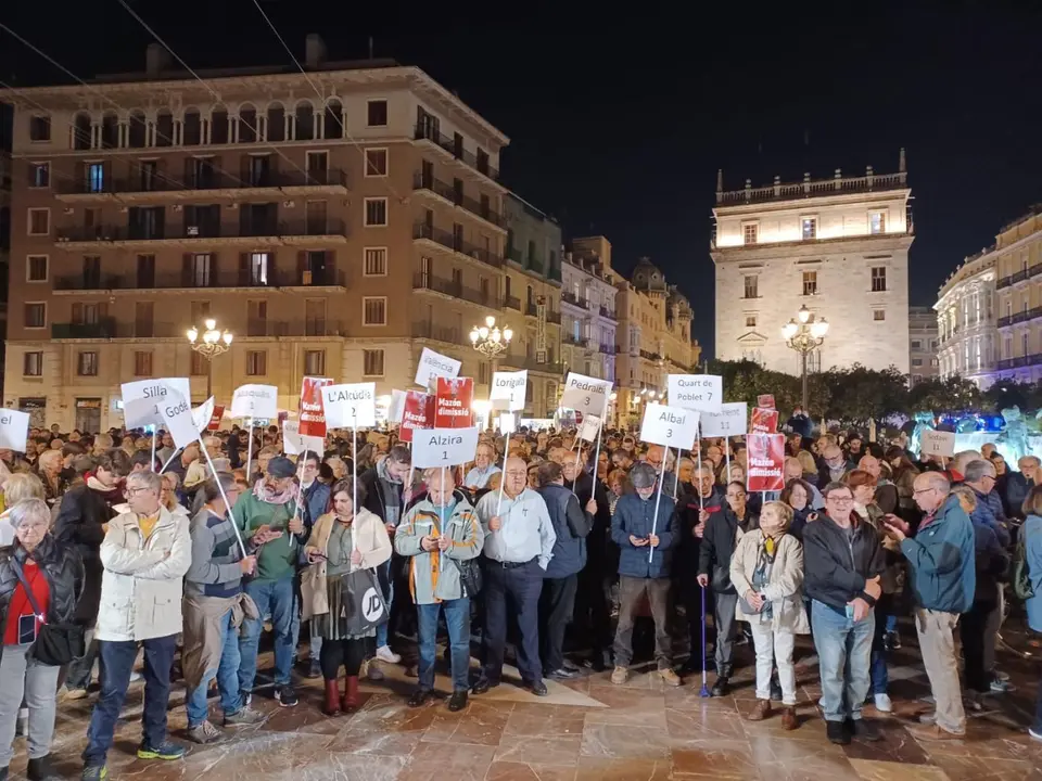 Una de las concentraciones en Valencia. - EFE