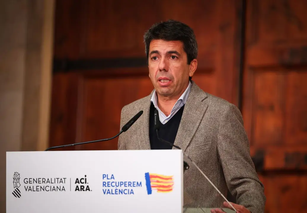 El 'president' de la Generalitat, Carlos Maz&oacute;n. - GVA