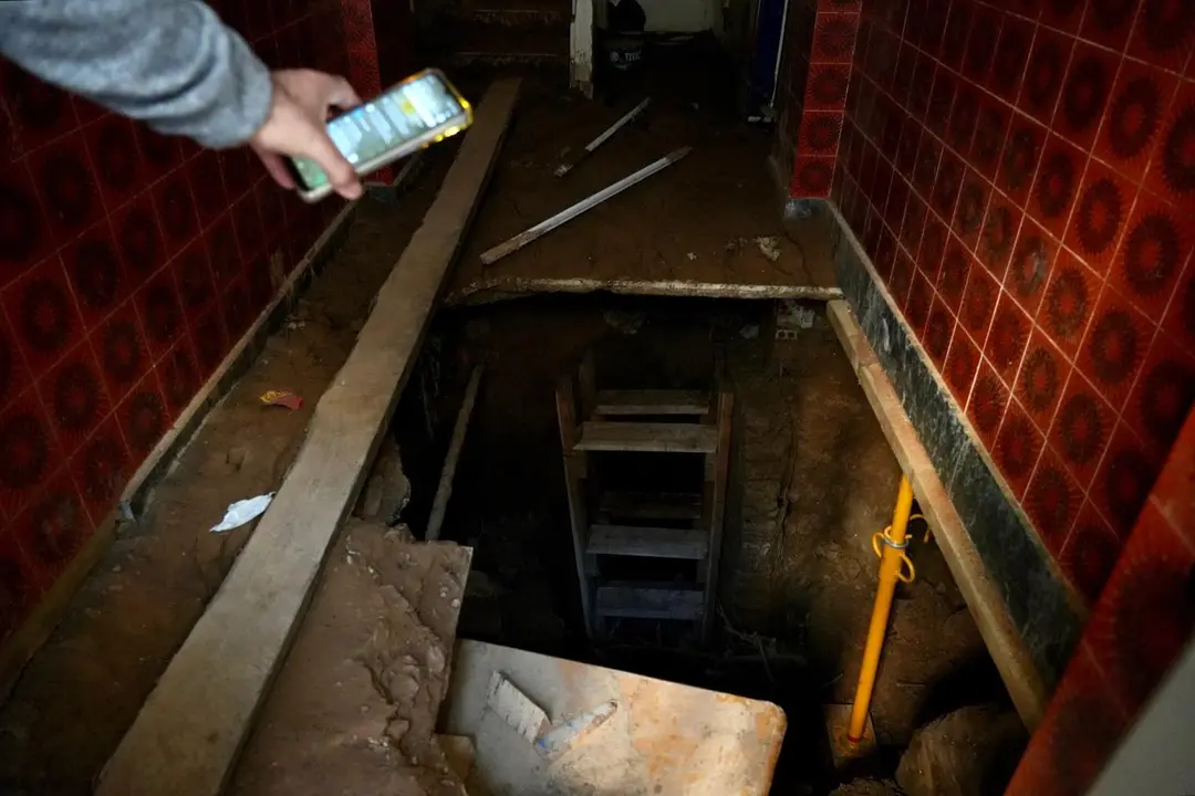 Uno de los refugios hallados en una casa de Paiporta tras la dana - EDUARDO MANZANA