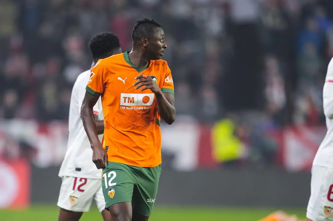 El jugador del Valencia Umar Sadiq. - EP
