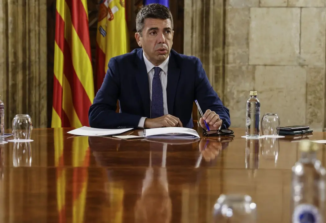 Carlos Maz&oacute;n, durante la Mesa de Di&aacute;logo Social - Rober Solsona / Europa Press