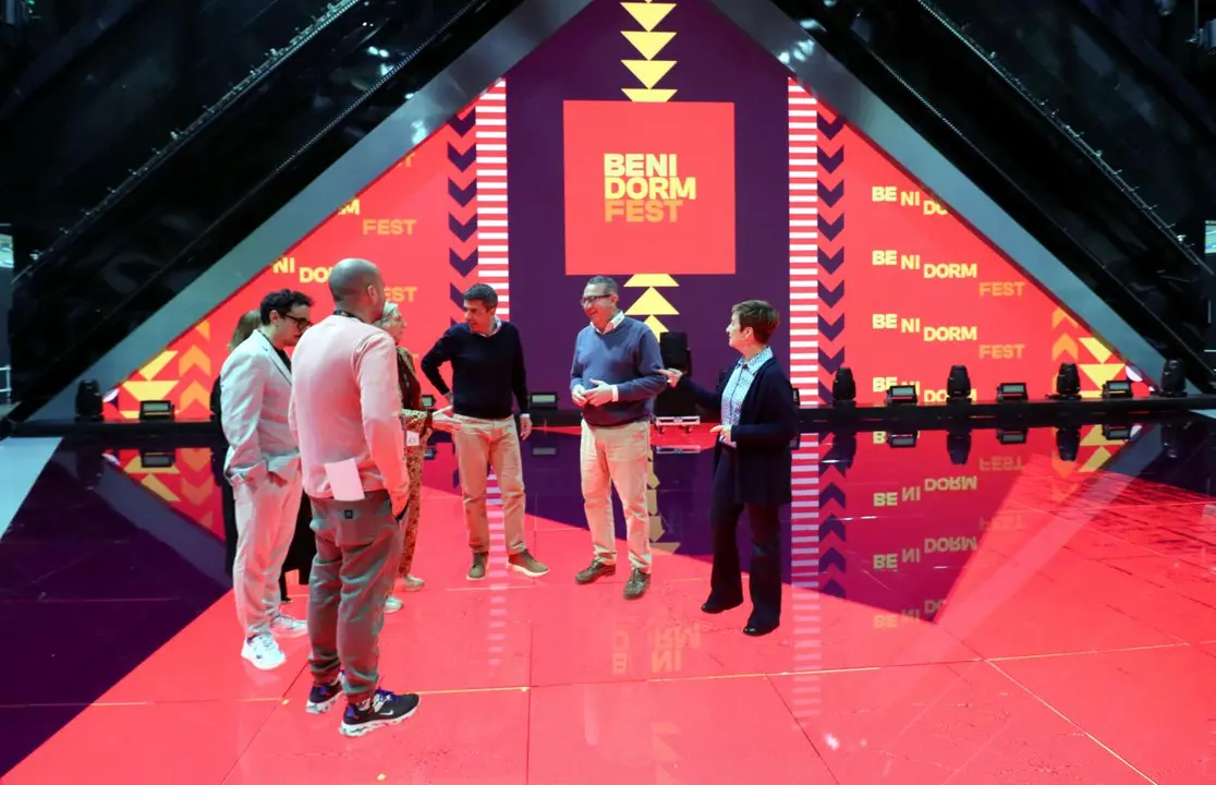 Instalaciones del Benidorm Fest en el Palau d&rsquo;Esports l&rsquo;Illa - GVA