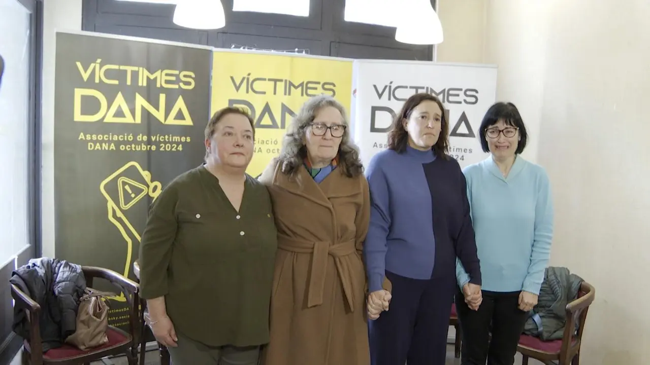 Presentaci&oacute;n de la Associaci&oacute; de V&iacute;ctimes Dana 29 d'octubre 2024. - EP Televisi&oacute;n