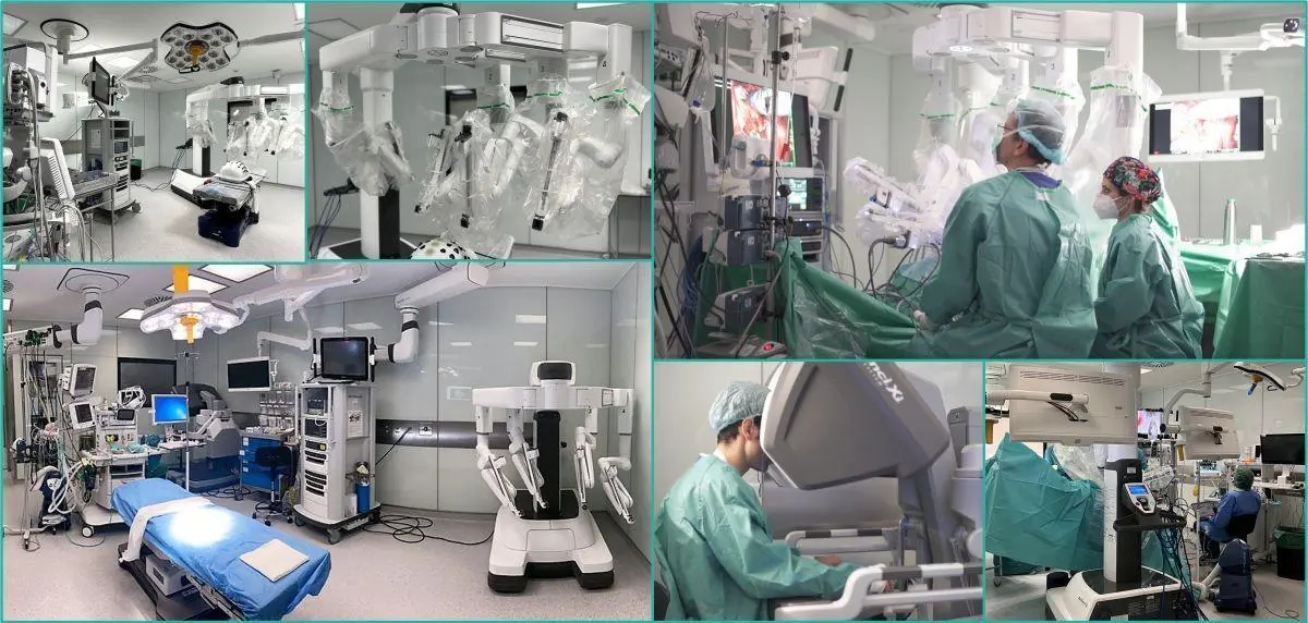 Los dos robot Da Vinci con los que ya cuenta la FJD. - FJD