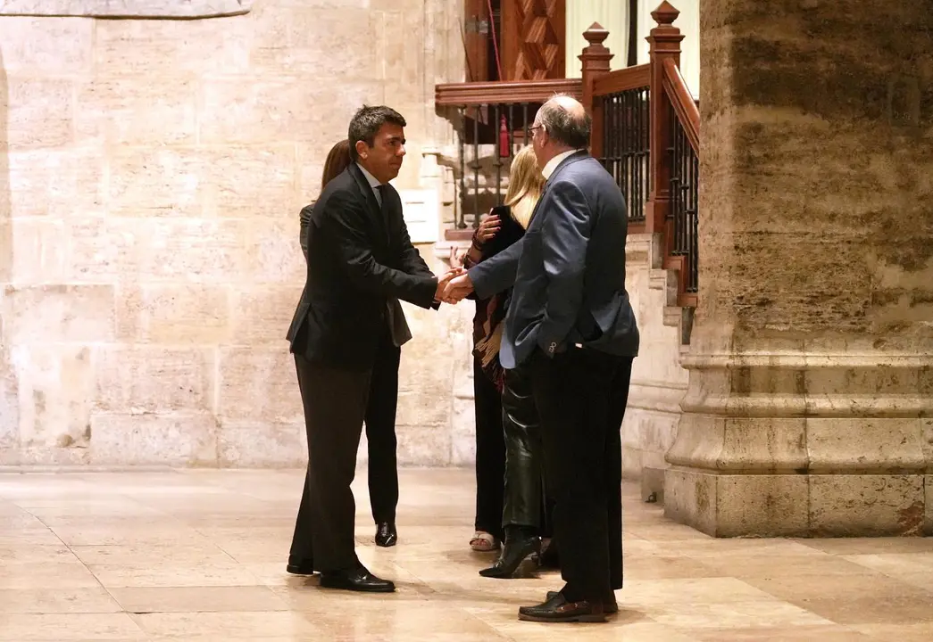 El presidente de la Generalitat valenciana, Carlos Maz&oacute;n. - Eduardo Manzana / Europa Press