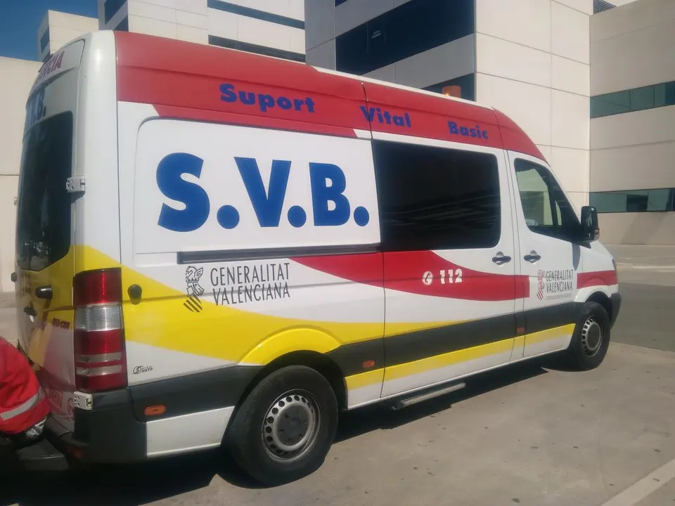 Imagen de archivo de una amabulancia SVB. - EP