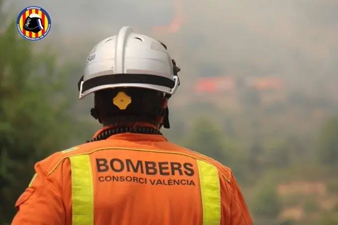 Bombero del Consorcio Provincial de Bomberos de Valencia. - EP