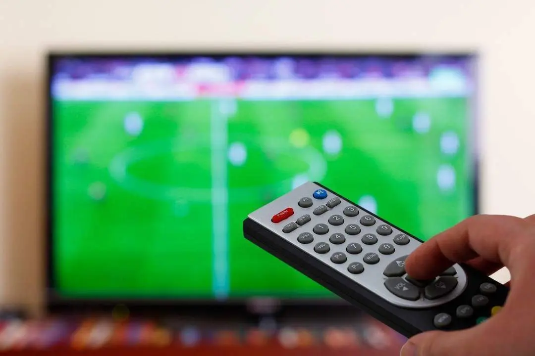 Partido de f&uacute;tbol en la televisi&oacute;n. - 123rf / agafapaperiapunta