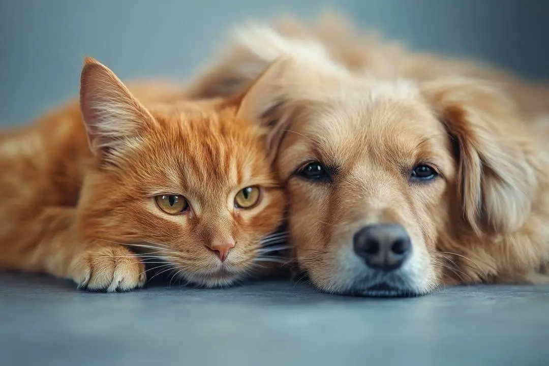 Gato y perro. - 123RF/yourapechkin