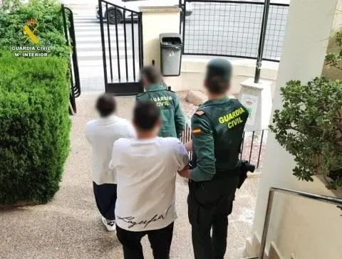 La Guardia Civil detiene a dos personas. - Europa Press.