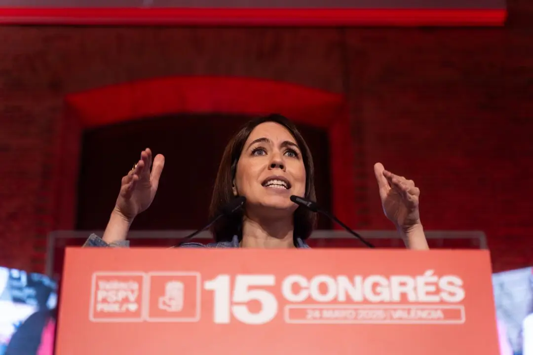 Diana Morant en el congreso del PSPV - JORGE GIL / EUROPA PRESS