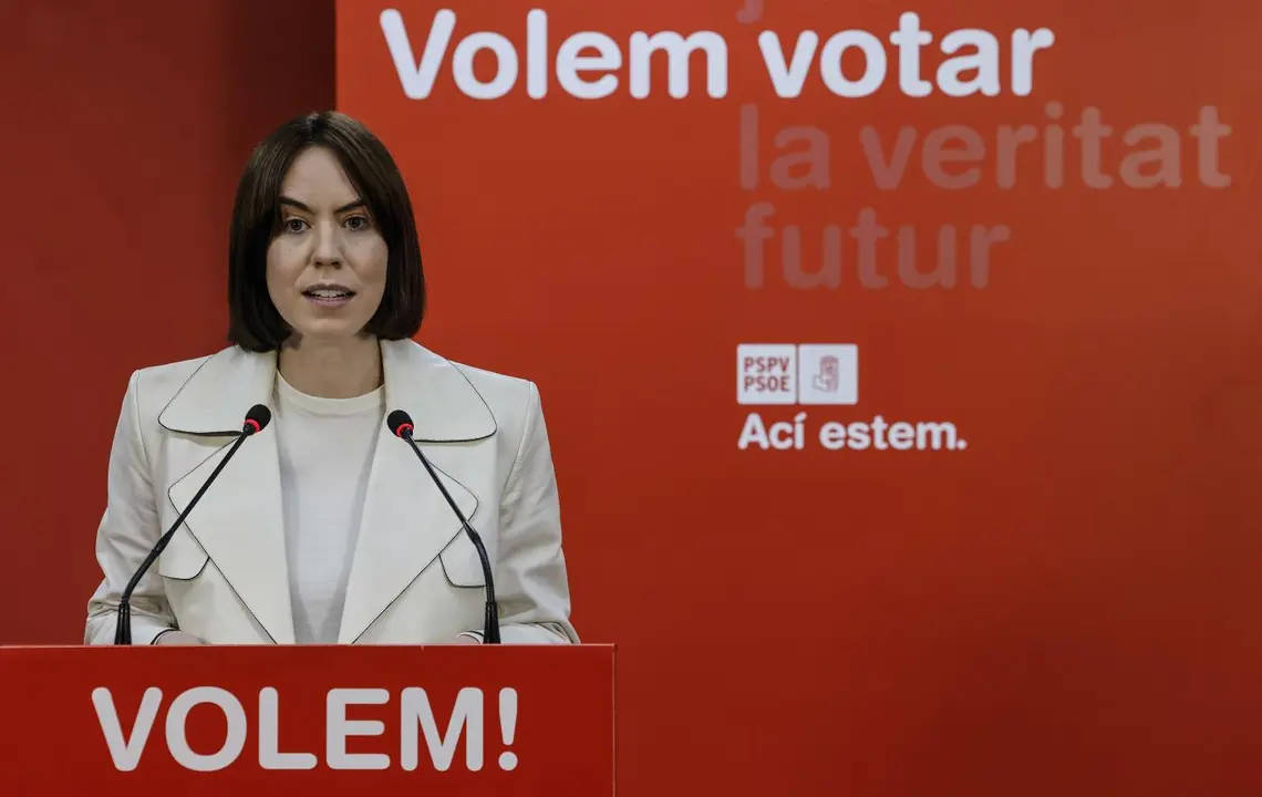 La l&iacute;der del PSPV, Diana Morant - ROBER SOLSONA - EUROPA PRESS