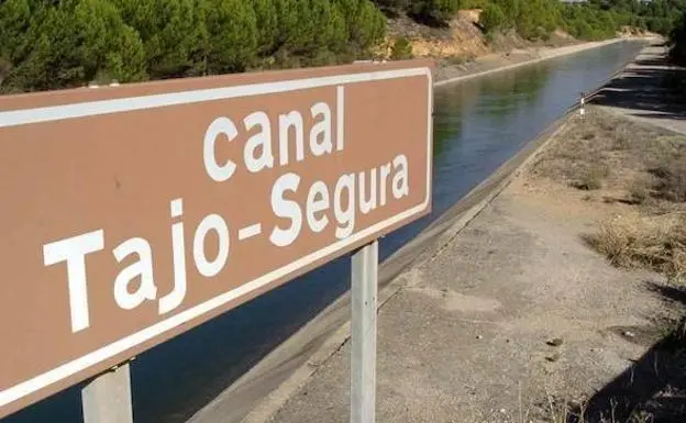 Canal del trasvase Tajo-Segura. - Europa Press