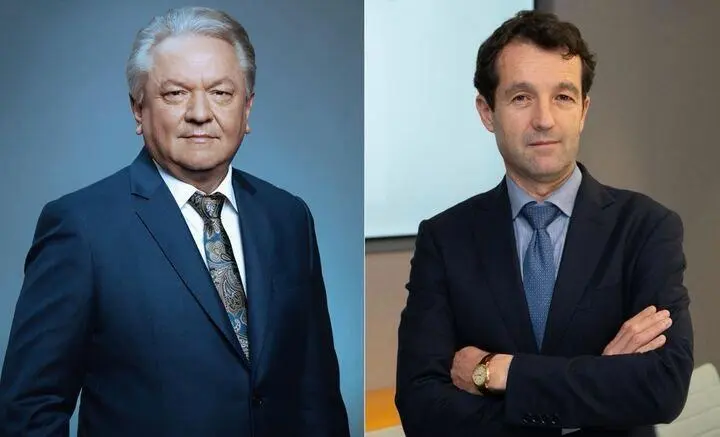 Armin Papperger y &Aacute;ngel Escribano. - 
