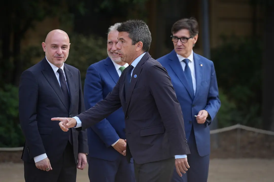 Carlos Maz&oacute;n, a su llegada a la Conferencia de Presidentes en junio | EP