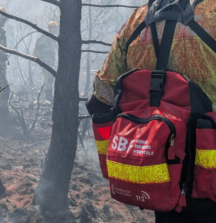 Un bombero forestal. | Europa Press.