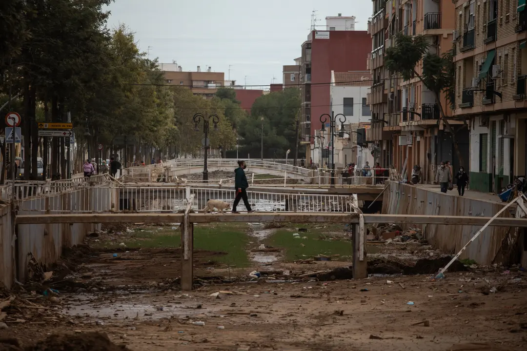 Un puente de Aldaia, en imagen de archivo tras la dana. | Alejandro Mart&iacute;nez V&eacute;lez - Europa Press