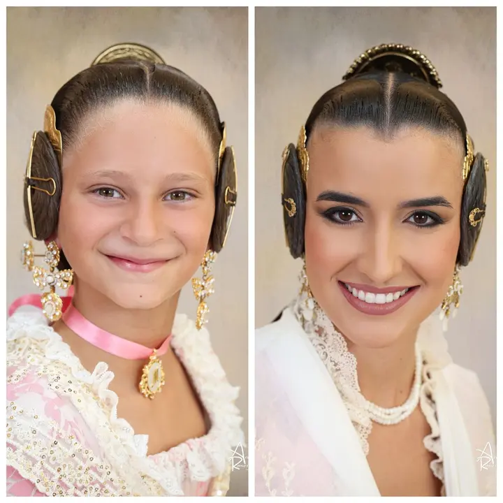 Carmen Prades y Marta Mercader, falleras mayores de Val&egrave;ncia 2026.