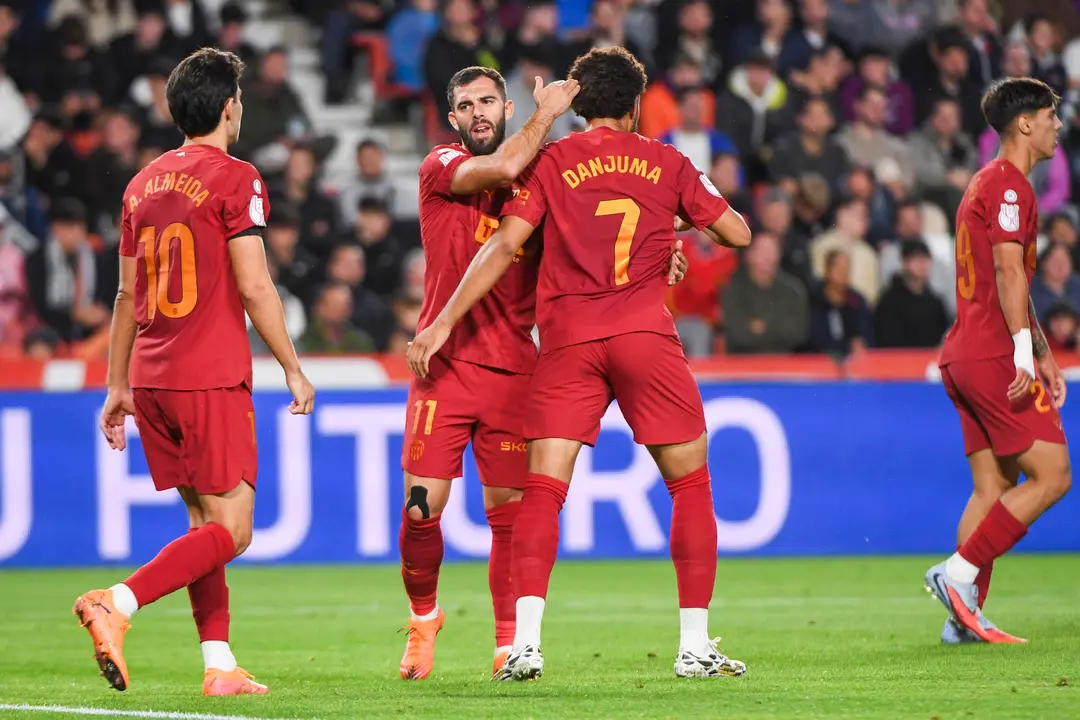 Gol del Valencia. | EFE