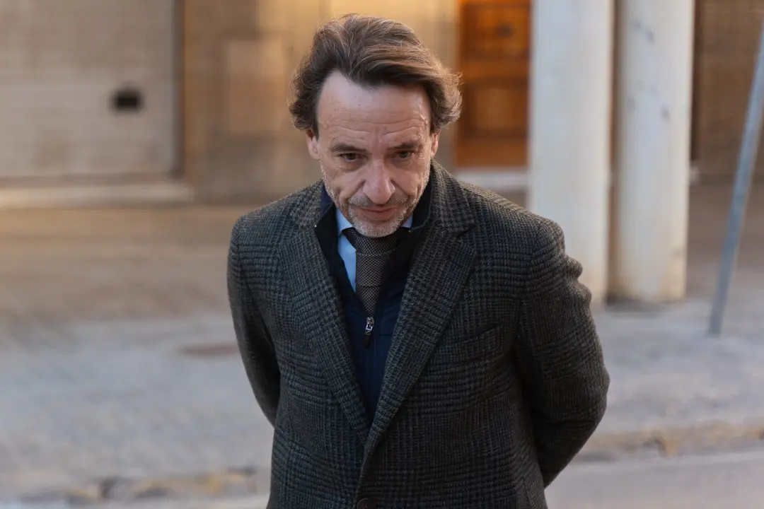 El jefe de gabinete de Maz&oacute;n, Jos&eacute; Manuel Cuenca, a su llegada a los juzgados de Catarroja. | Europa Press.