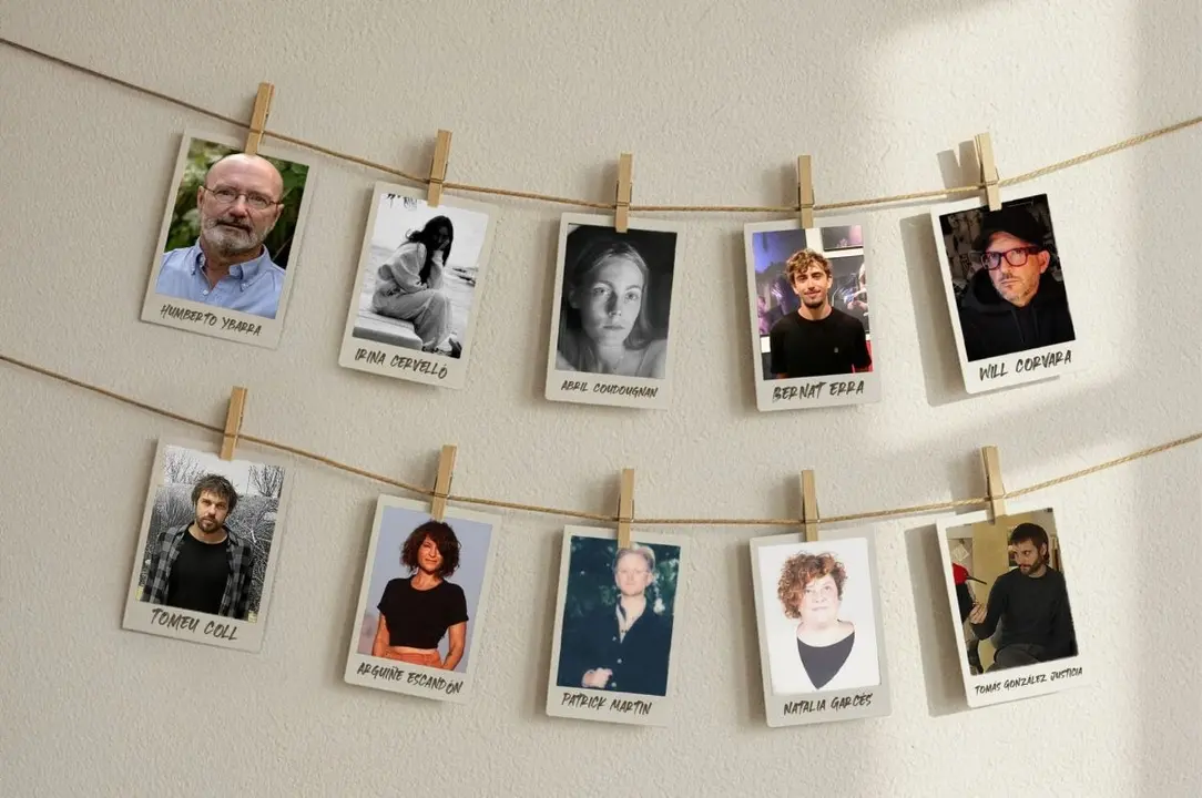 Panel fotogr&aacute;fico con la imagen de los principales artistas