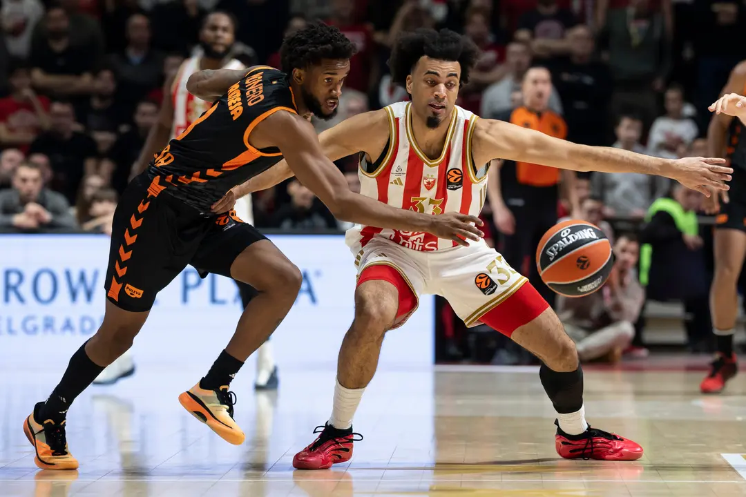 Un lance del partido | @valenciabasket / X