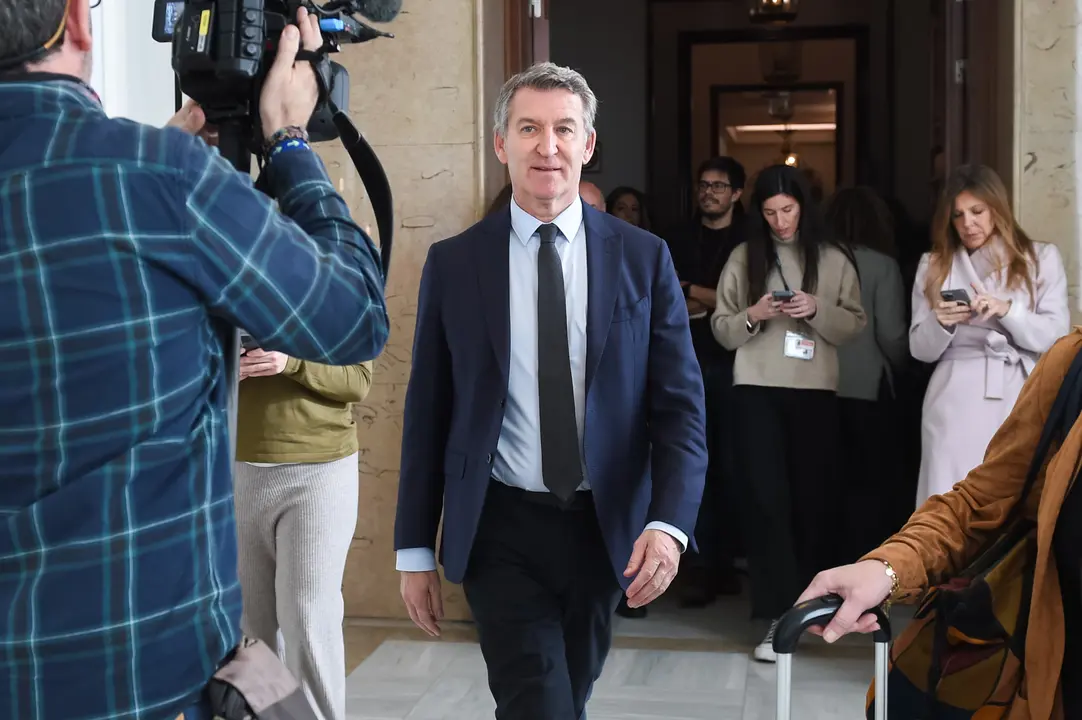 El presidente del Partido Popular, Alberto N&uacute;&ntilde;ez Feij&oacute;o. | Europa Press.