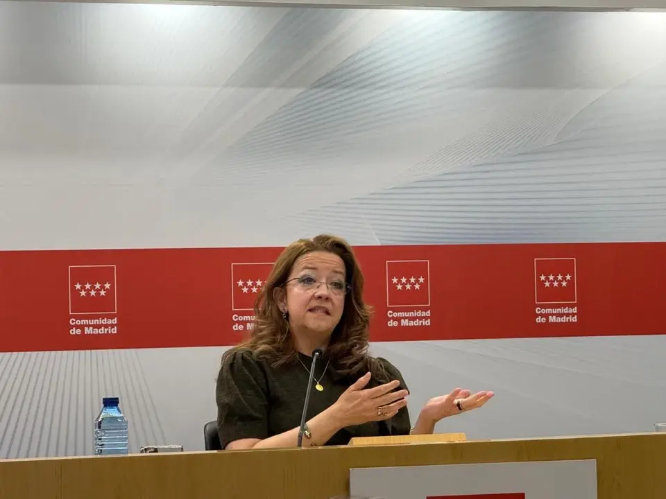 F&aacute;tima Matute, durante una rueda de prensa