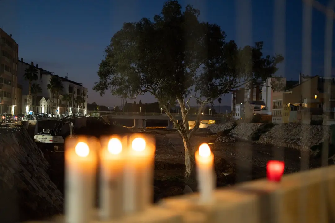 Homenaje a las v&iacute;ctimas de la dana en la Rambla del Poyo, en Paiporta | EP
