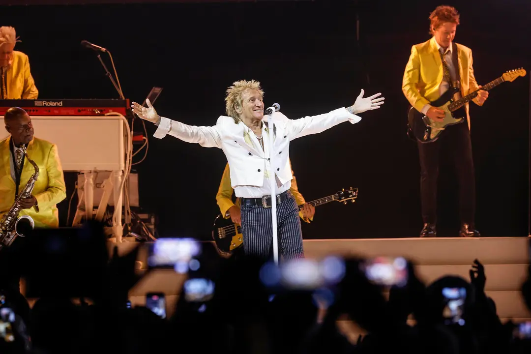 Rod Stewart brilla ante 12.000 personas en Roig Arena. | Europa Press