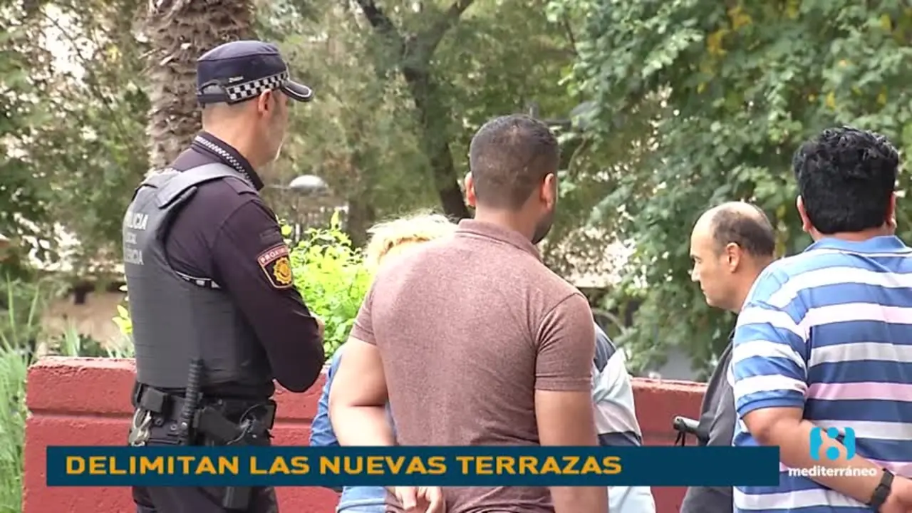 El Ayuntamiento de Valencia reduce el espacio de las terrazas de la plaza de Honduras
