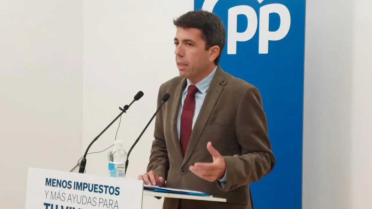 El presidente del PPCV, Carlos Maz&oacute;n. - Europa Press