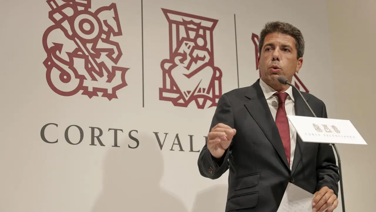 El presidente del PP de la Comunitat Valenciana, Carlos Maz&oacute;n. - Manuel Bruque - EFE