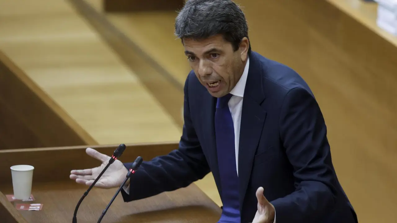 Carlos Maz&oacute;n, president de la Generalitat Valenciana - Biel Ali&ntilde;o - EFE