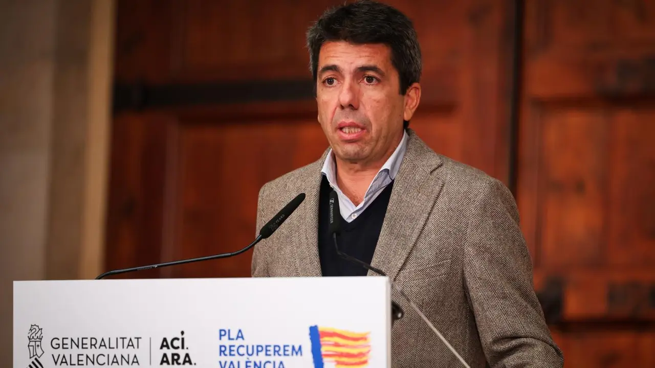 El 'president' de la Generalitat, Carlos Maz&oacute;n. - GVA