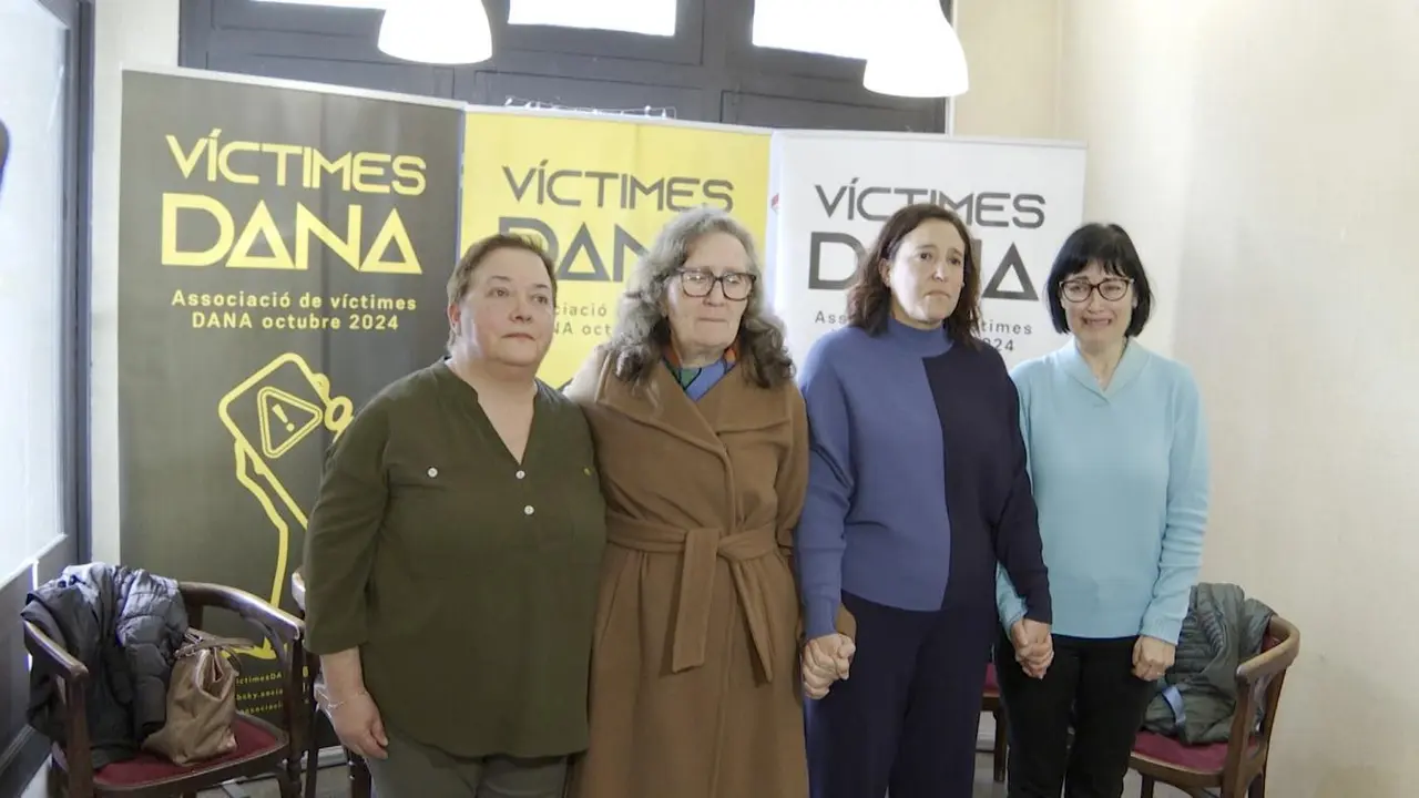 Presentaci&oacute;n de la Associaci&oacute; de V&iacute;ctimes Dana 29 d'octubre 2024. - EP Televisi&oacute;n
