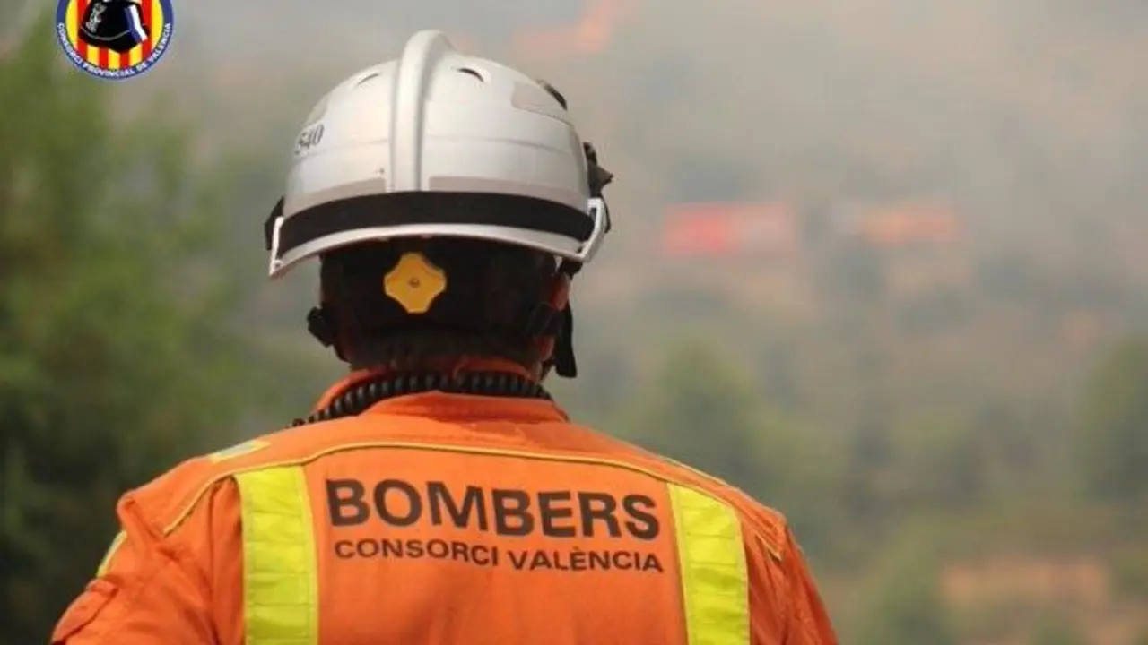Bombero del Consorcio Provincial de Bomberos de Valencia. - EP