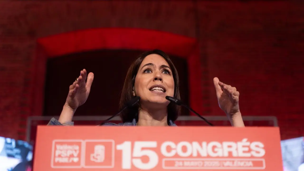 Diana Morant en el congreso del PSPV - JORGE GIL / EUROPA PRESS