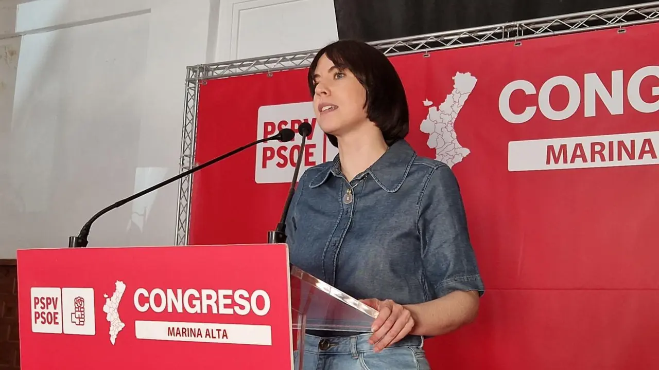 La secretaria general del PSPV-PSOE, Diana Morant - PSPV