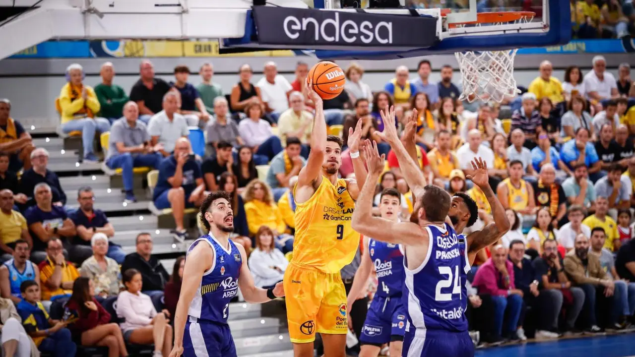 Gran Canaria-Valencia Basket. - @GranCanariaCB / X