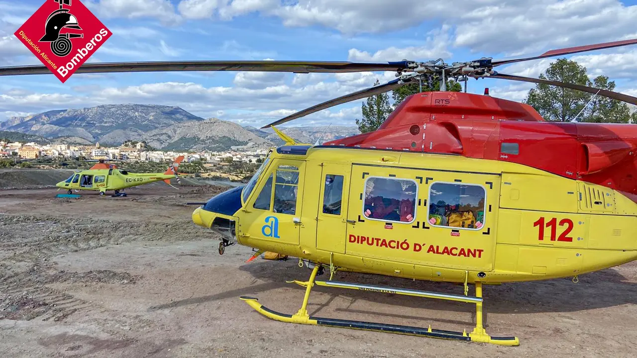 Imagen de archivo de un helic&oacute;ptero | Consorcio Provincial de Bomberos de Alicante