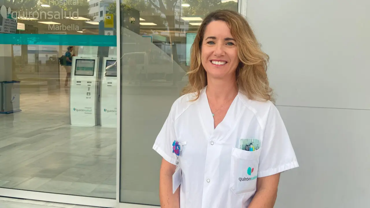 Doctora Esther Hurtado, jefa del Servicio de Urgencias del Hospital Quir&oacute;nsalud Marbella.