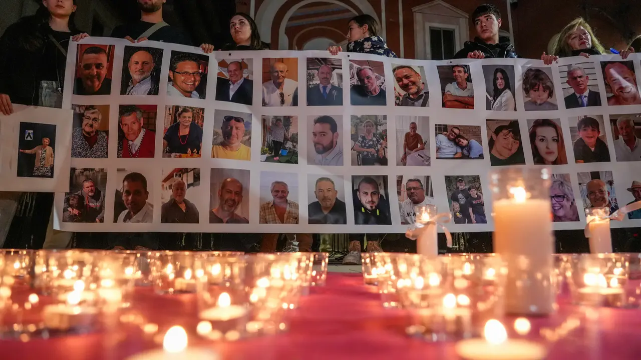 Conmemoraci&oacute;n en Picanya por las v&iacute;ctimas de la DANA en Valencia. | Europa Press.